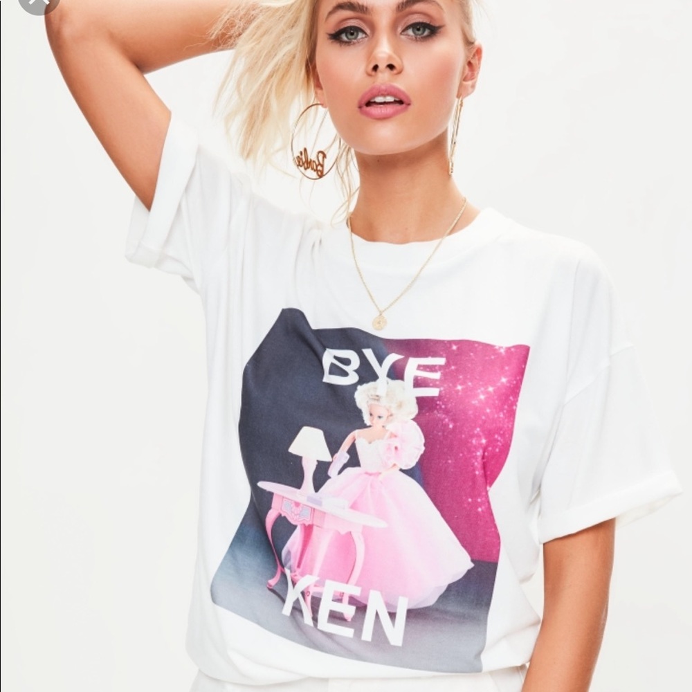MISSGUIDED BARBIE BYE KEN T-SHIRT